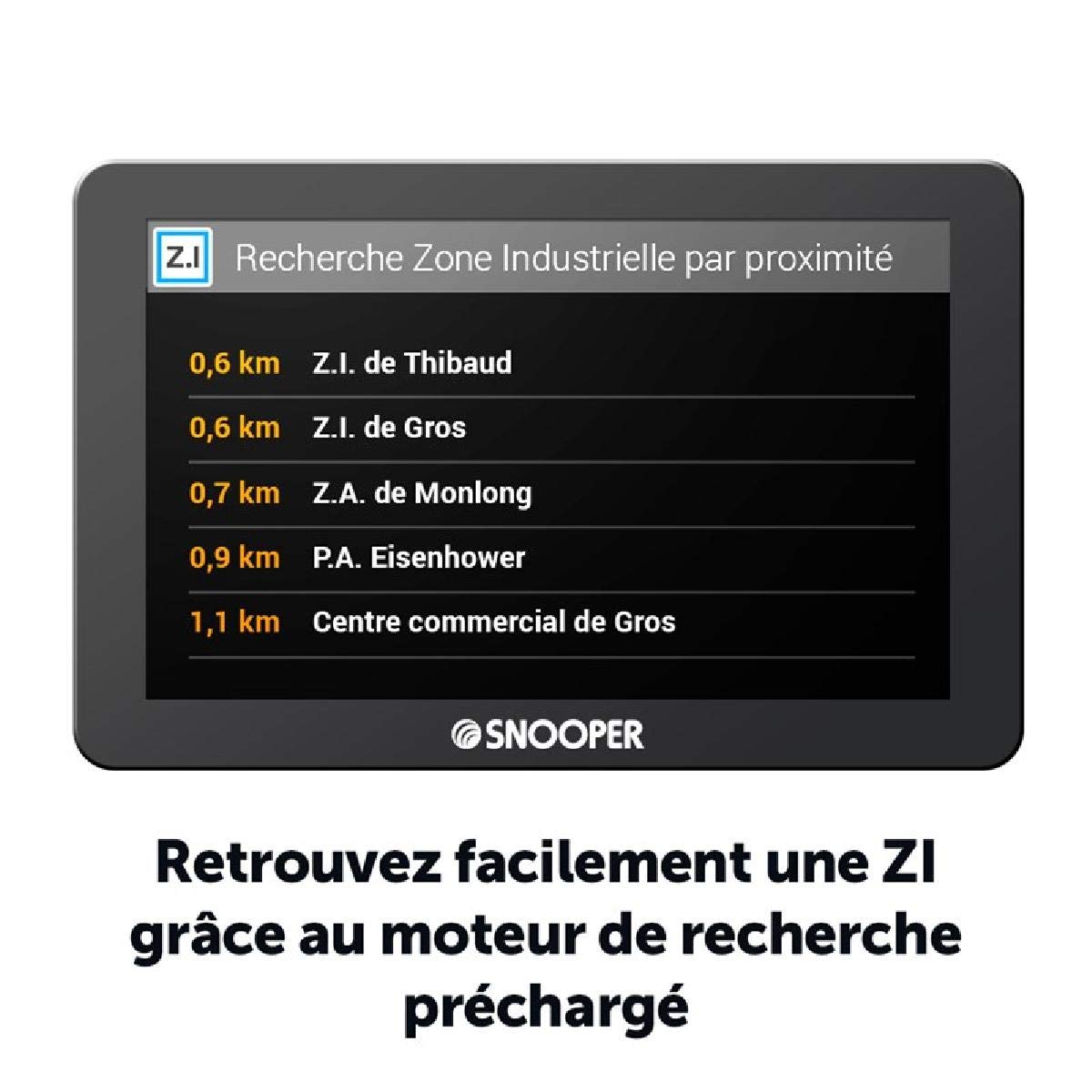 Snooper PL 5400 GPS Navigation System for Europe - 16:9 Fixed Screen for Accurate Directions | Perfect for Road Trips, Trucking & RV Travel
