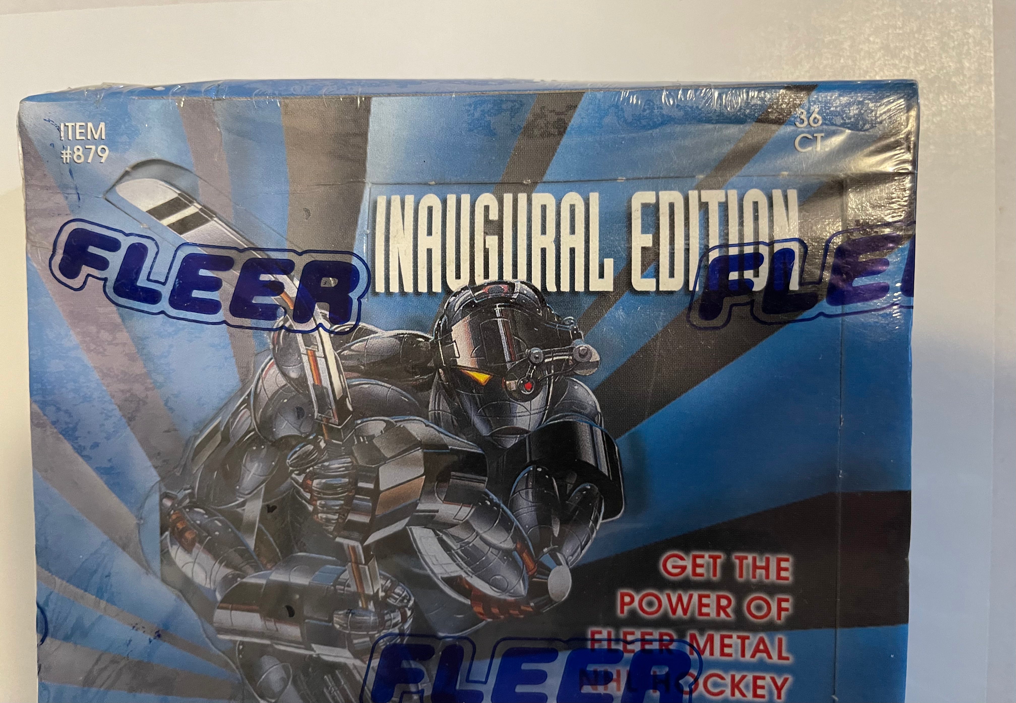 1995-96 Fleer Metal Hockey Cards - 36 Packs Factory Sealed Box with Rare Collectibles | Perfect for Sports Memorabilia Collectors & NHL Fans