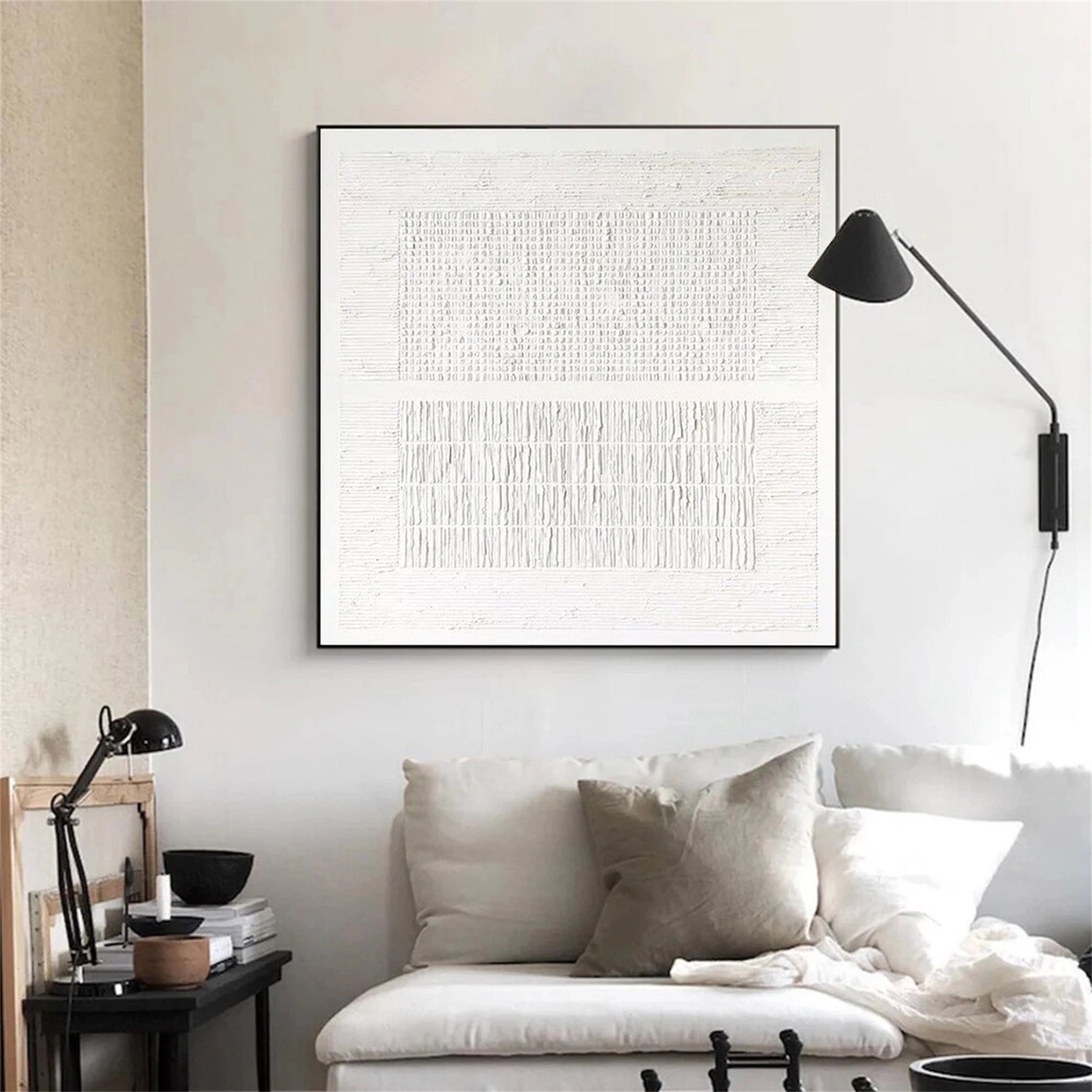 Minimalist Balance Canvas Painting - Modern Abstract Wall Art for Living Room, Bedroom & Office Decor #MM148