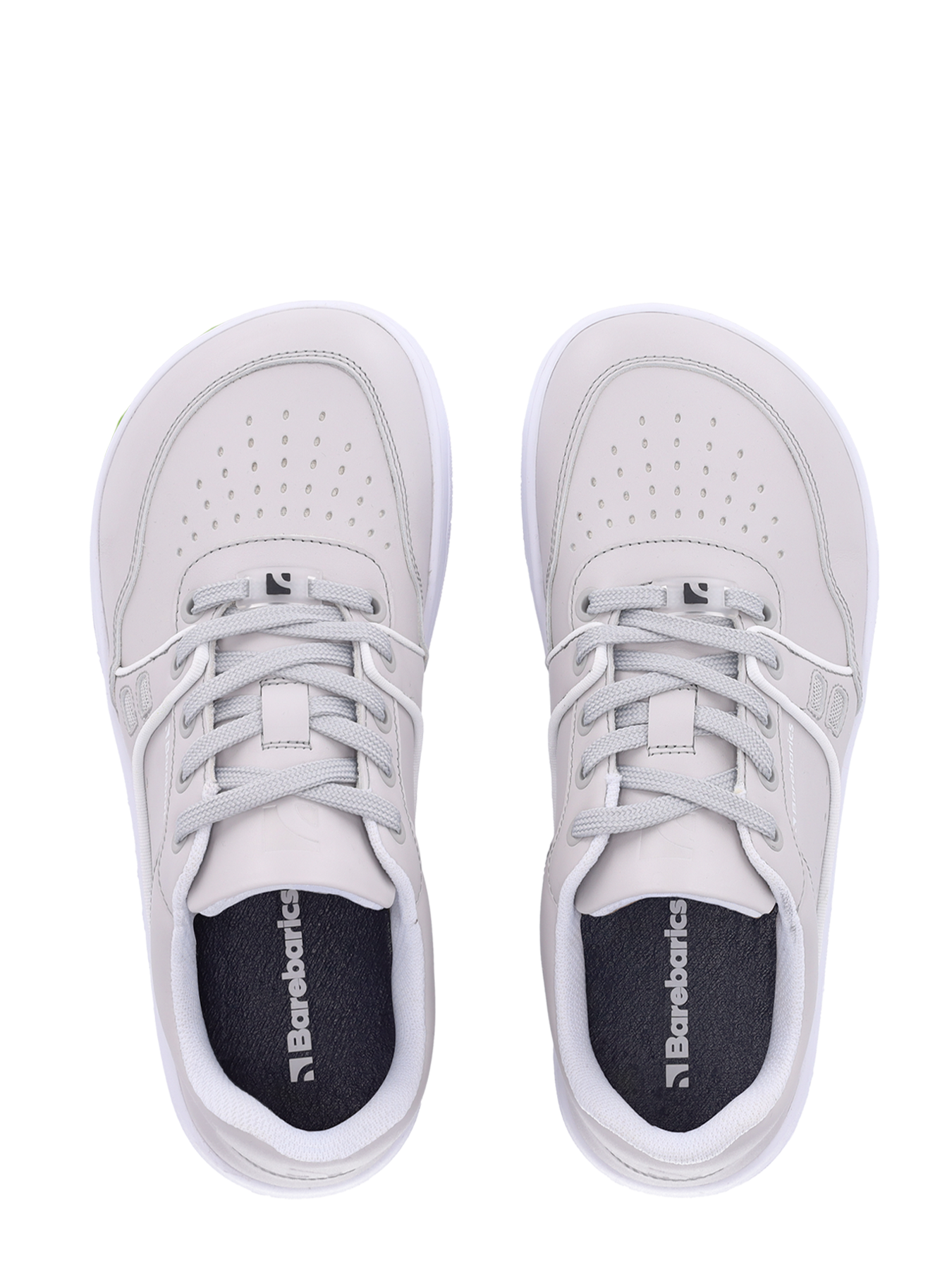 Barebarics Arise Barefoot Sneakers for Women & Men - Light Grey Minimalist Shoes for Running, Walking & Gym Workouts