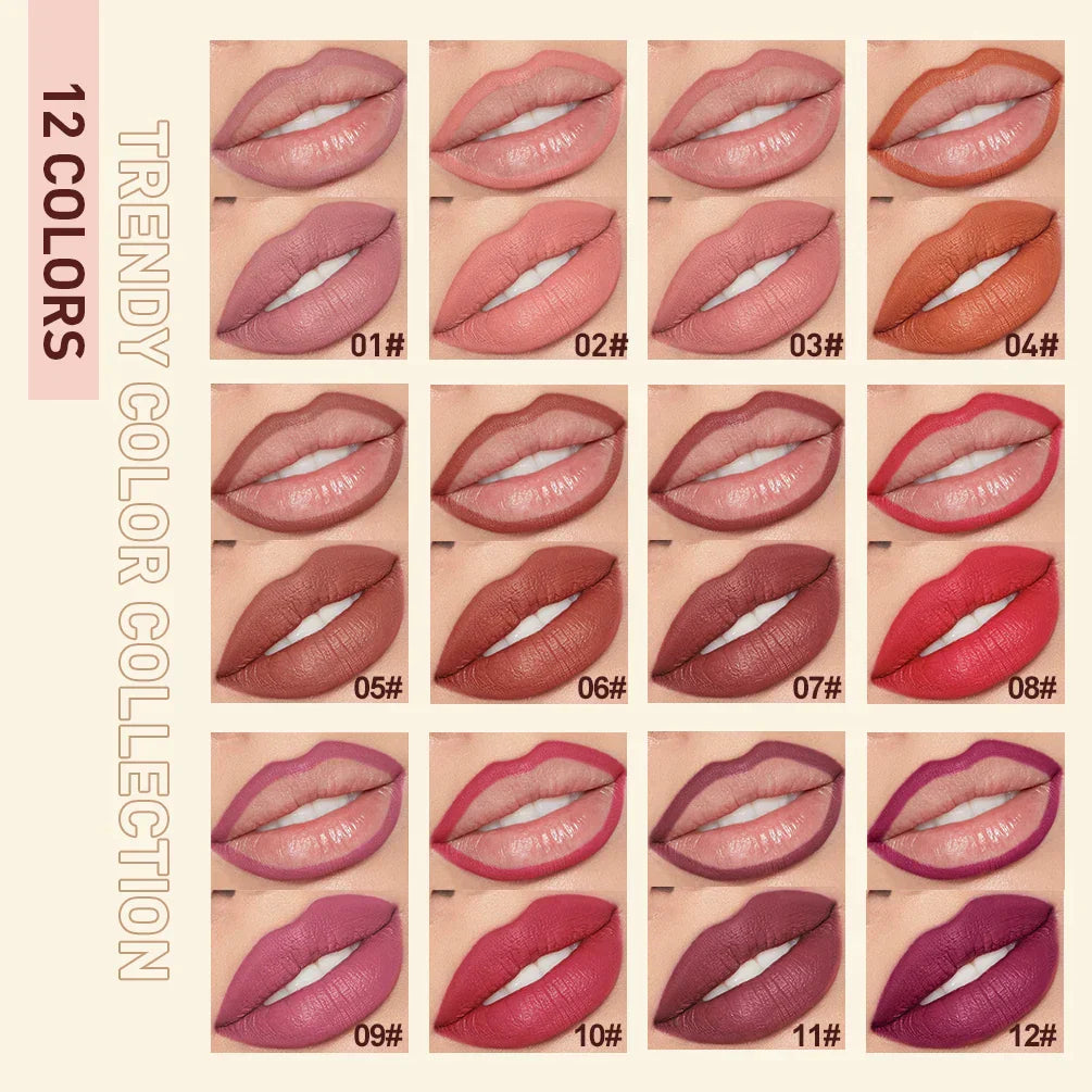 2-Piece Lipliner Pen Set - Waterproof & Long-Lasting Lip Liner Kit for Precise Lip Contouring | Perfect for Everyday Makeup, Parties & Professional Use