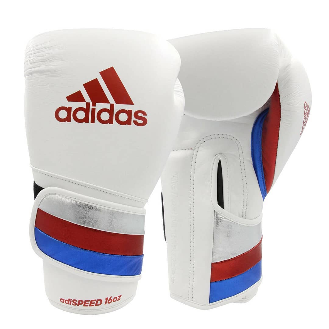 Adispeed 501 with Strap  White/Blue/Red
