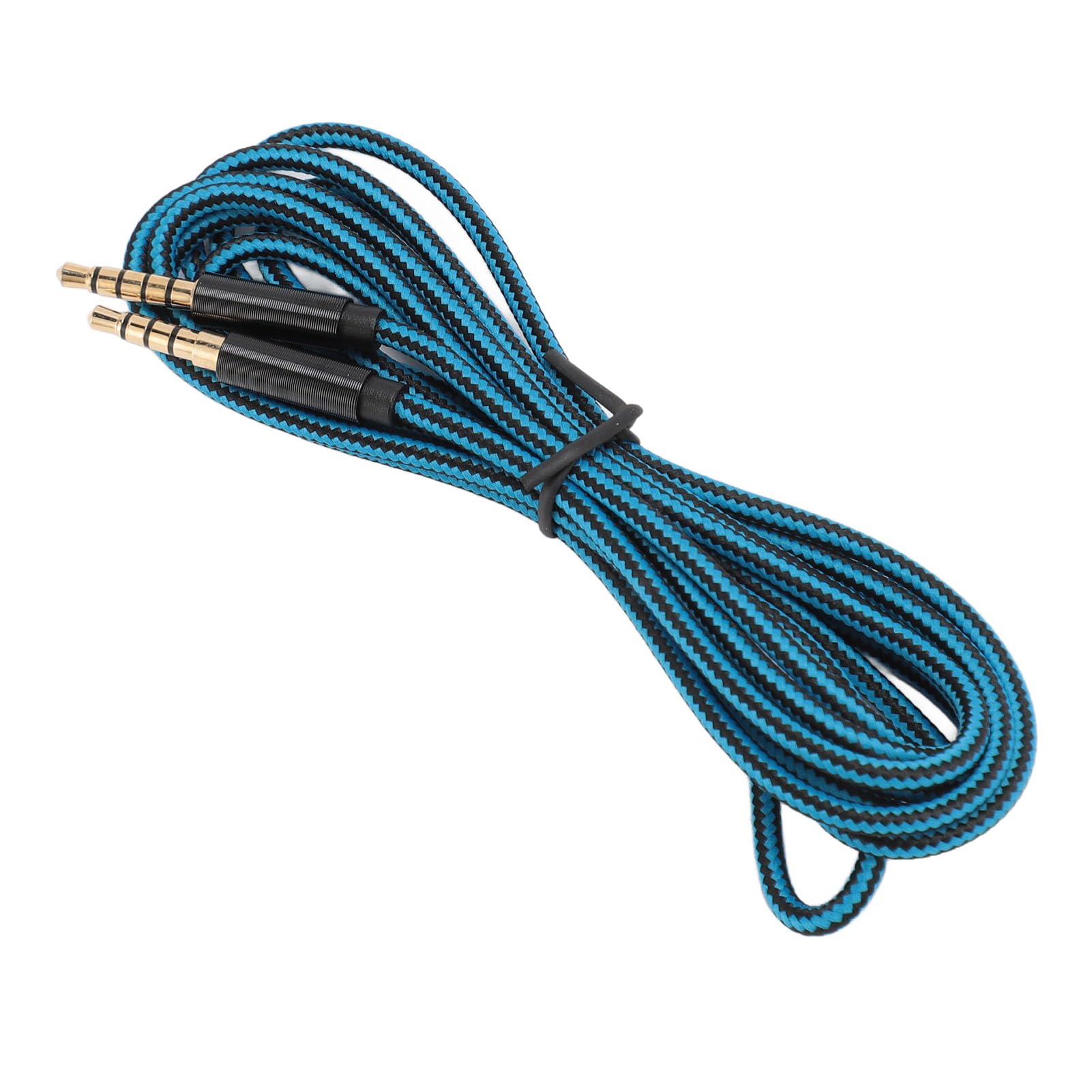 Premium 3.5mm 5-Pole to 4-Pole Audio Cable for Logitech A10 A30 Gaming Headset - Gold Plated Connectors, 2m/6.6ft Length - Perfect for PC, PS4, Xbox Gaming & Home Theater Systems