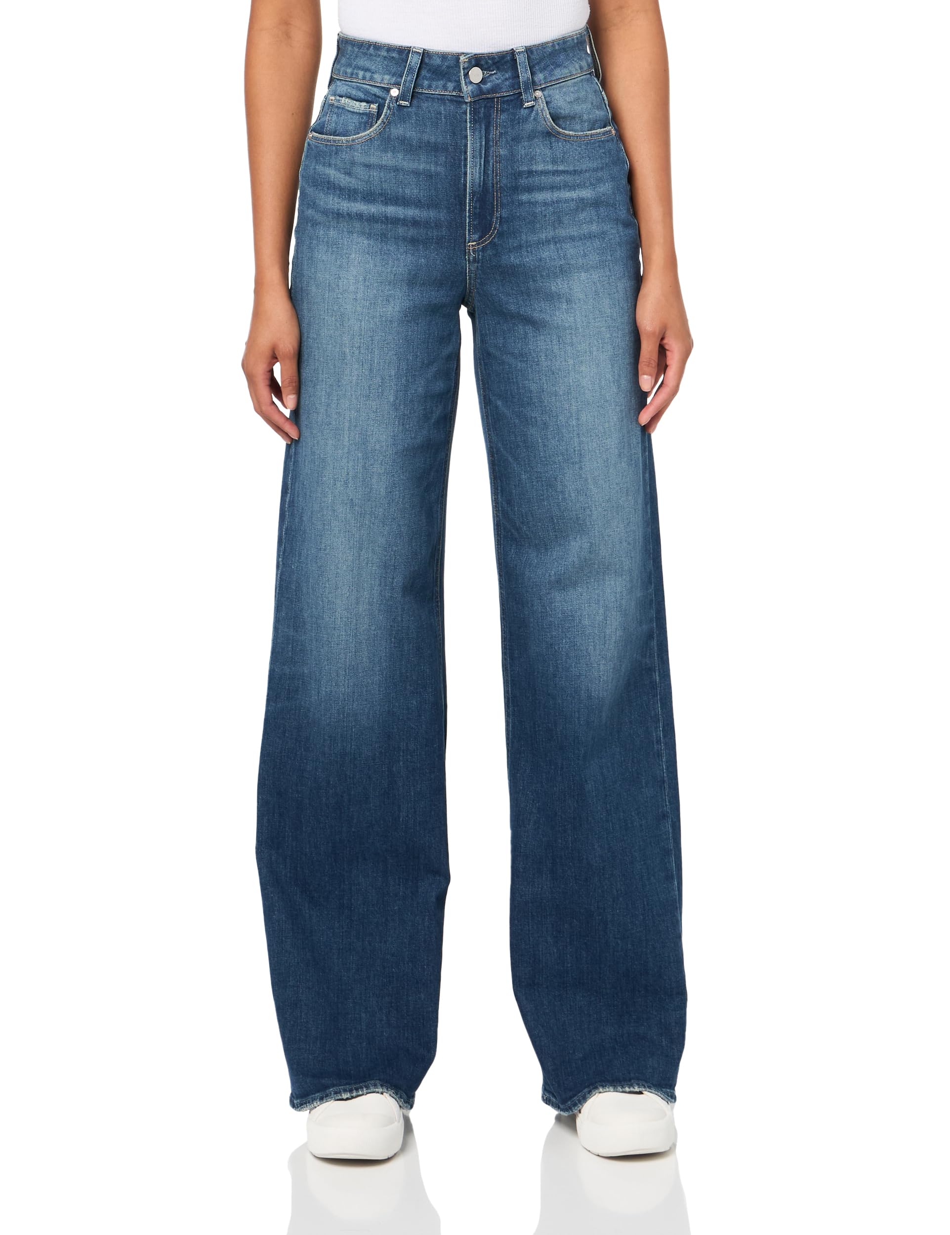 PAIGE Women's Bombshell Ankle Jeans - High Waist Skinny Jeans for Women, Stretch Denim Pants | Perfect for Casual Outfits, Date Nights & Office Wear