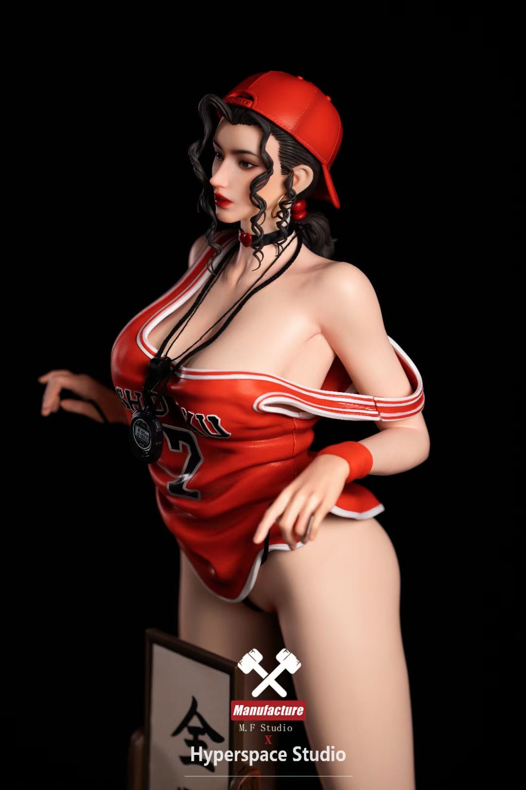 Slam Dunk Basketball Manager Ayako Figure - MF x Hyperspace Anime Collectible | Perfect for Anime Fans, Basketball Enthusiasts & Office Desk Decor