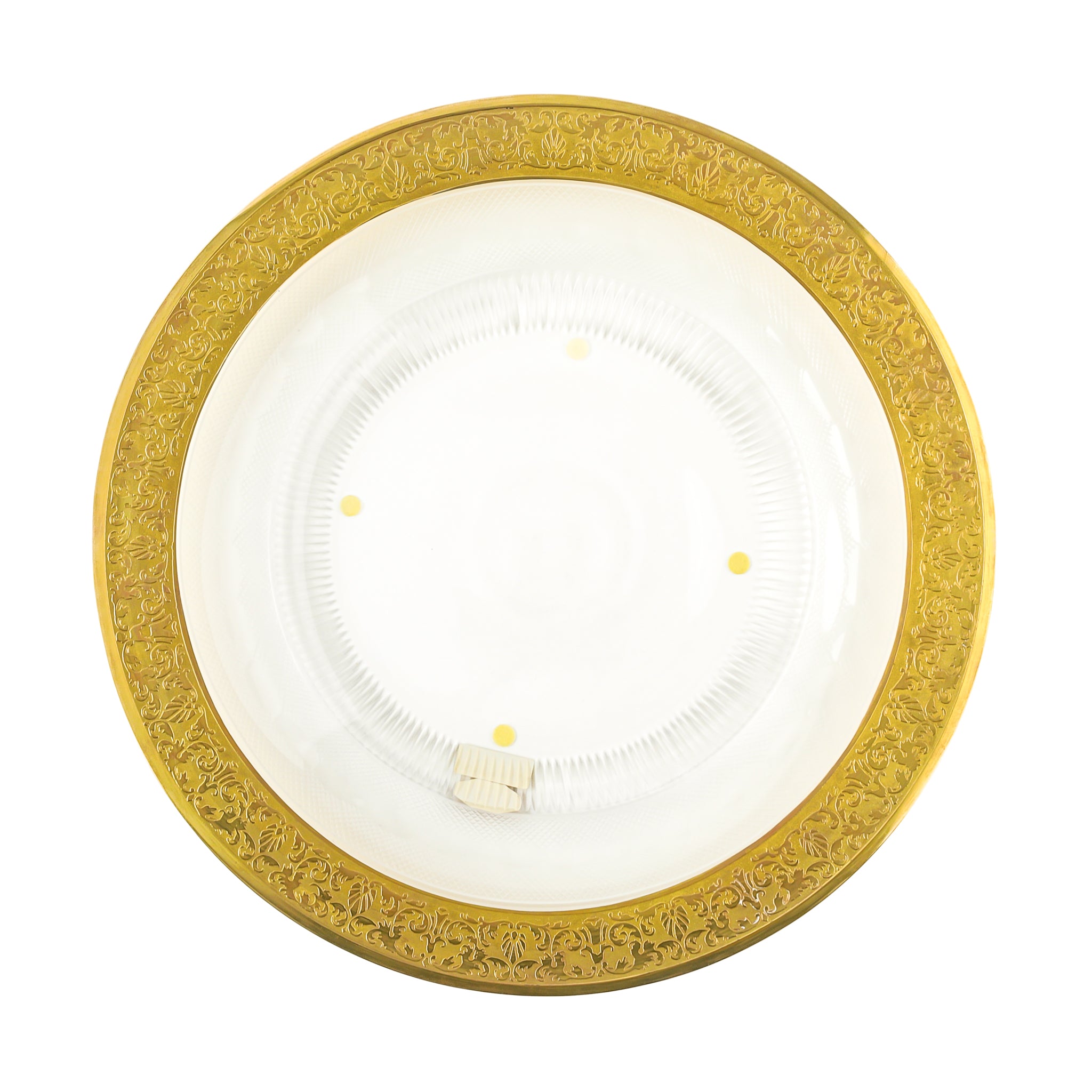 MOSER Splendid Charger Platter - Elegant Serving Tray for Dinner Parties, Weddings & Special Occasions - Premium Decorative Plate for Appetizers, Desserts & Centerpieces