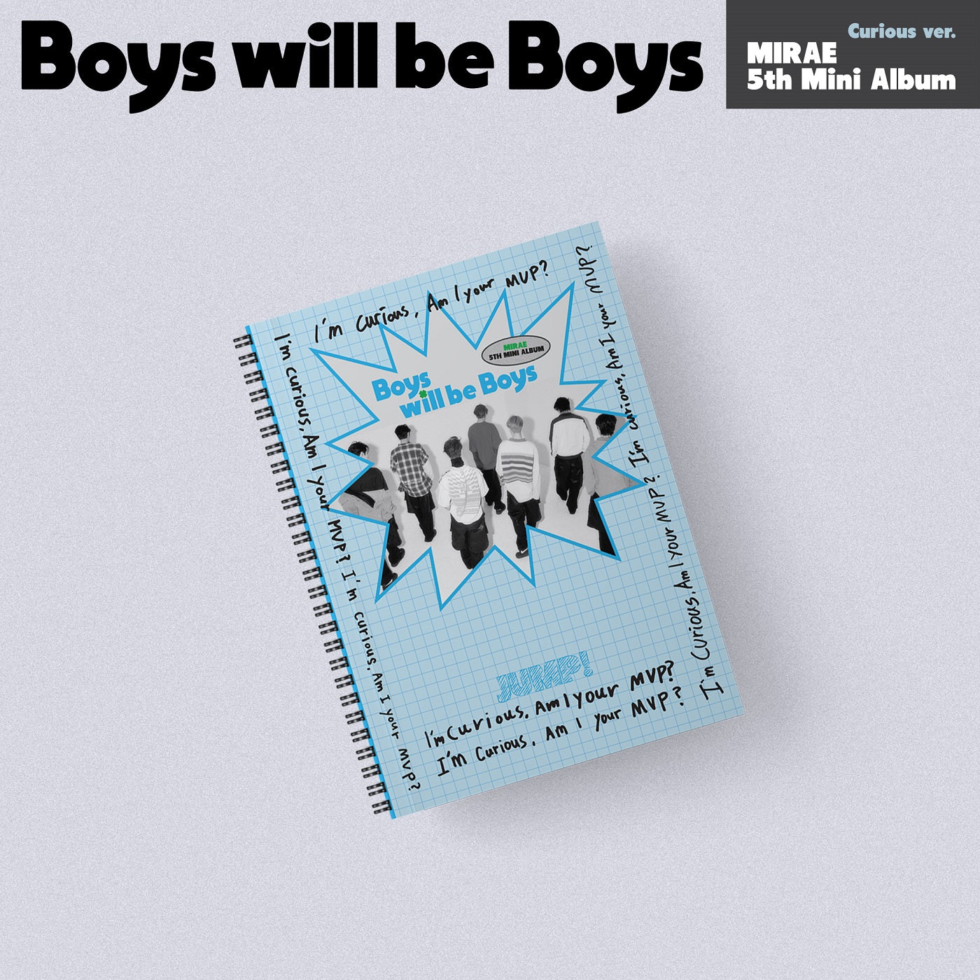MIRAE 5th Mini Album 'BOYS WILL BE BOYS' - Kpop CD + Photobook + Poster - Perfect for Kpop Fans, Collectors & Gift Giving