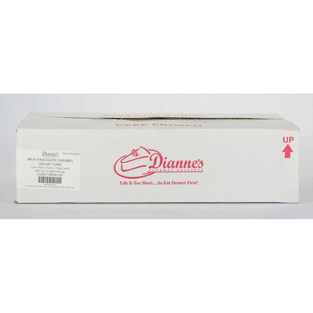 Dianne's Gourmet Caramel Milk Chocolate Cake - 5.75 lb (2-Pack) | Decadent Dessert for Parties, Holidays & Gift Giving