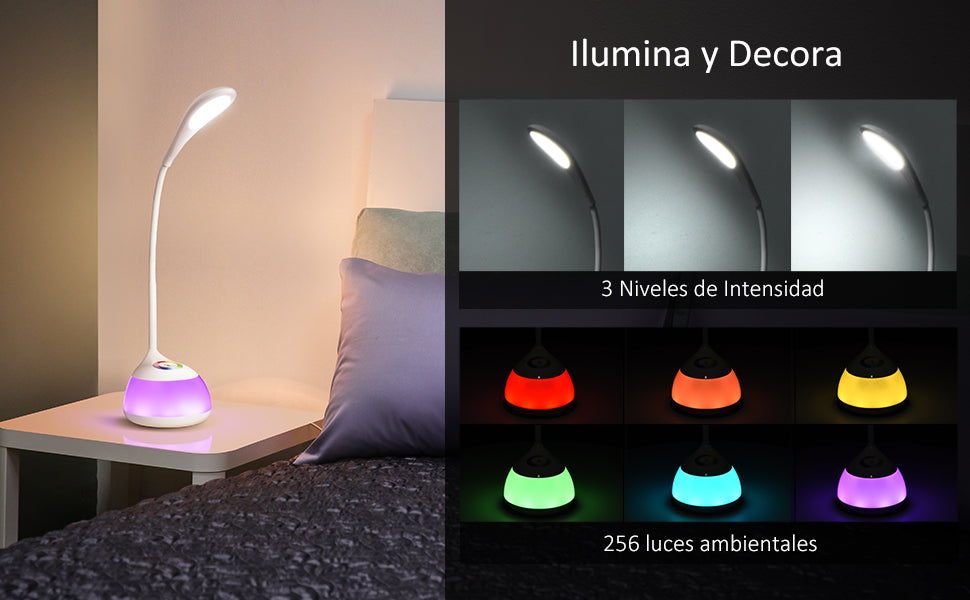 286AW LED Kids Desk Lamp with Adjustable Brightness - Eye Protection Study Light for Children (EU Plug) - Perfect for Homework, Reading & Nighttime Use