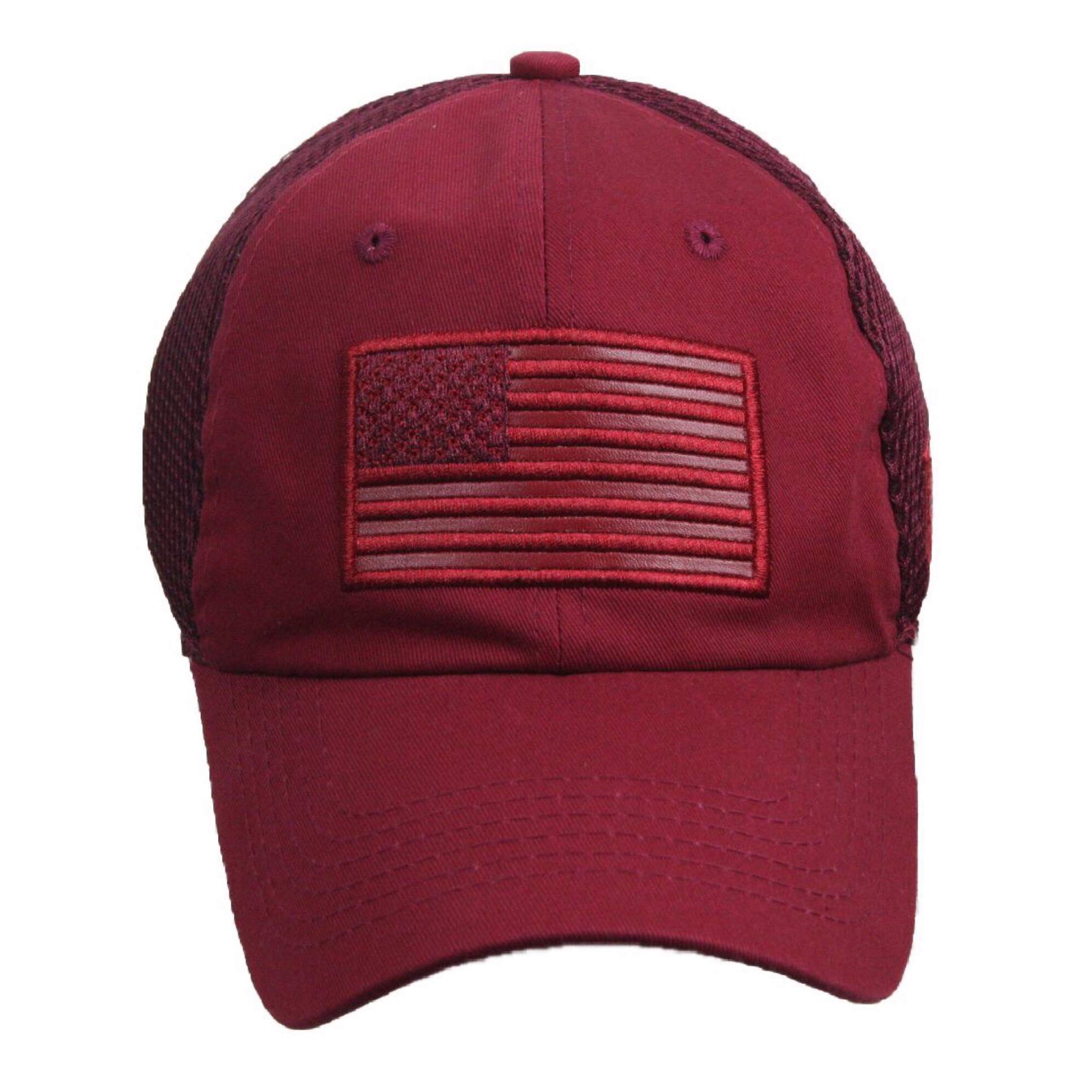 90210 Wholesale American Flag Baseball Cap - Military Army Hunting Hat with Camo Design, Breathable Mesh Trucker Cap for Outdoor Sports & Patriotic Events
