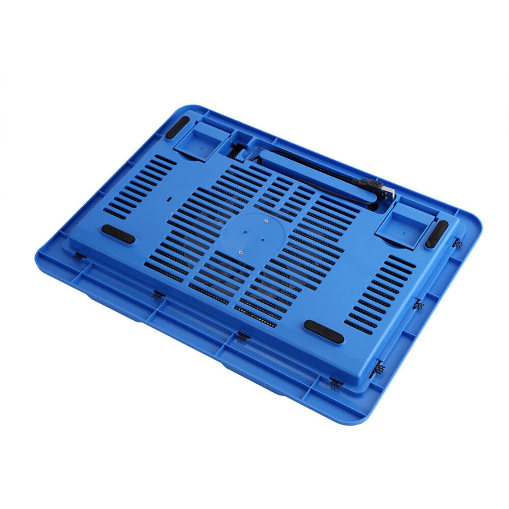 SANOXY Laptop Cooling Pad for 15 Inch Laptops - Ultra Slim USB Powered Cooler with Quiet Fans, Ergonomic Stand for Gaming, Office & Home Use