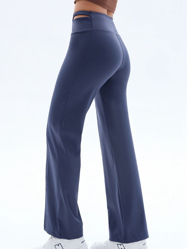 ZASUWA Women's Sexy High Waist Cutout Fashion Pants - Trendy Clubwear & Night Out Outfits for Parties & Dating