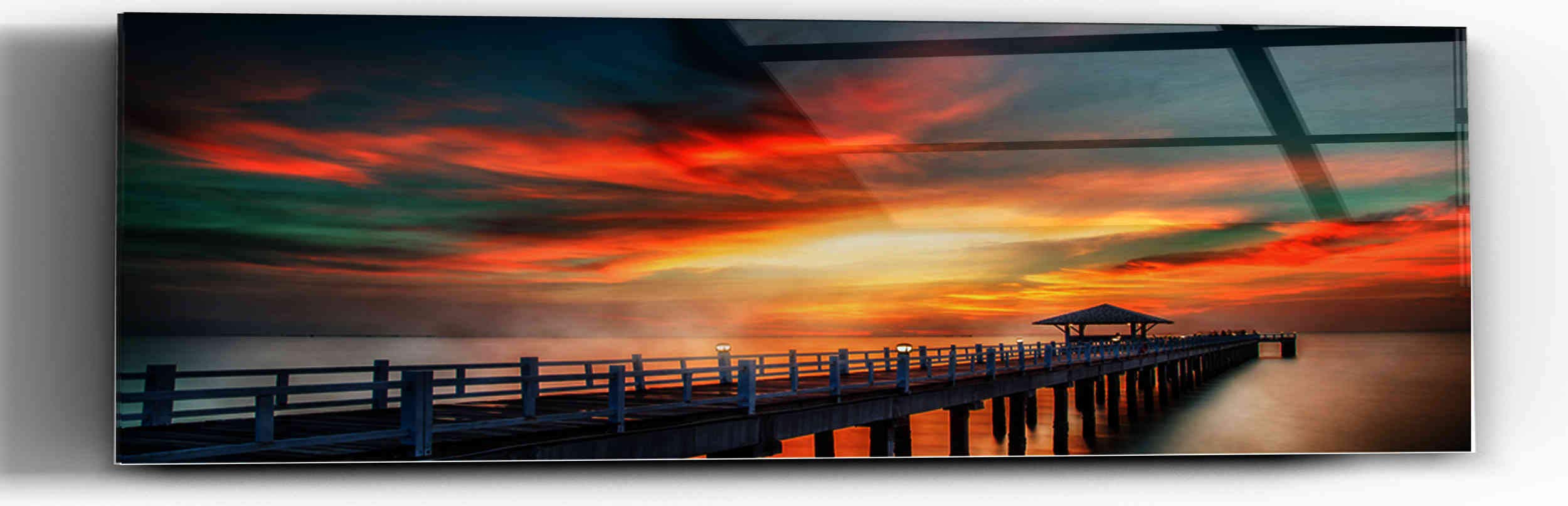 Modern High Gloss Acrylic Wall Art - 60