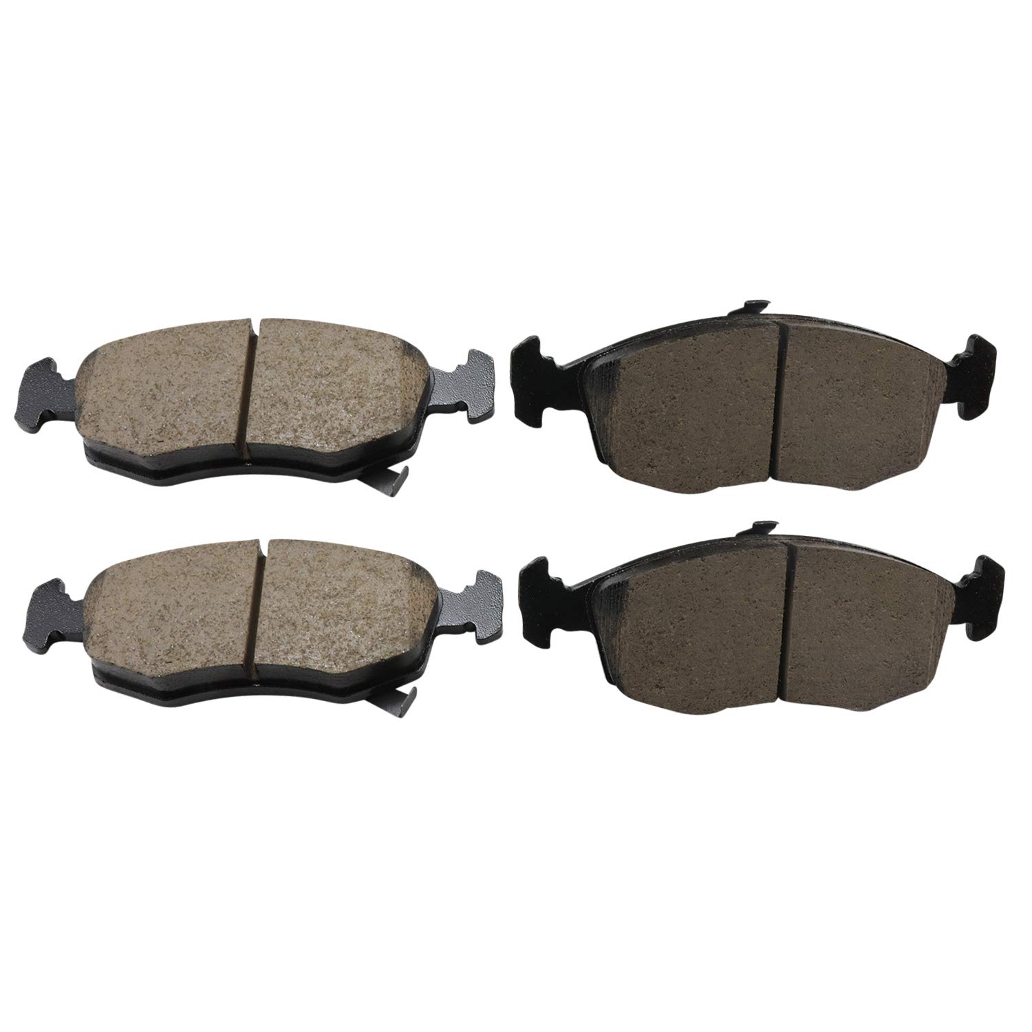Beck/Arnley 089-1976 OEM Replacement Brake Pads - Front & Rear Disc Brake Pads for Smooth Stopping Power - Perfect for Daily Commuting & Highway Driving