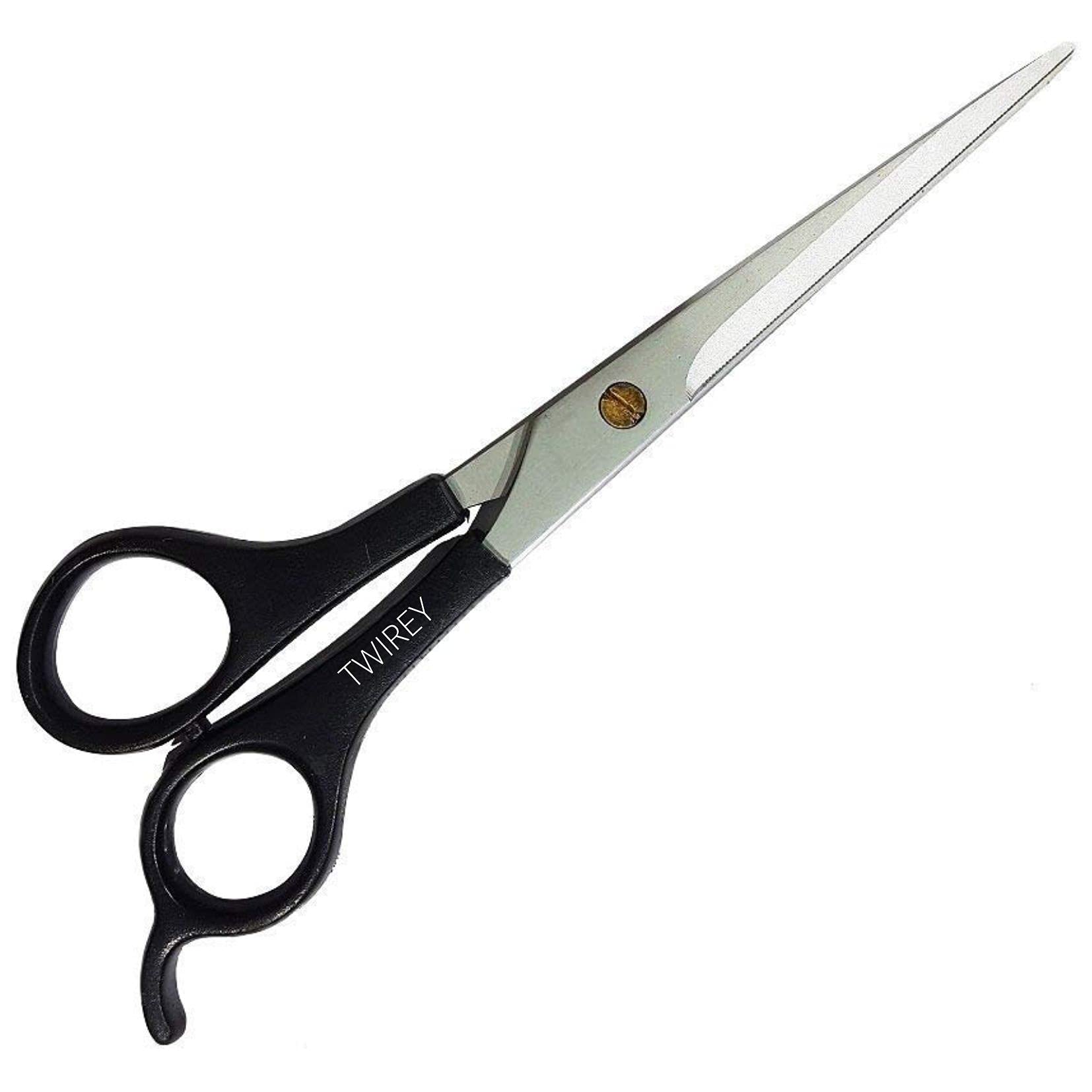 Professional Hair Cutting Scissors for Salon & Home Use - Barber Shears for Men & Women with Black Handle - Perfect for Styling, Trimming & Precision Haircuts