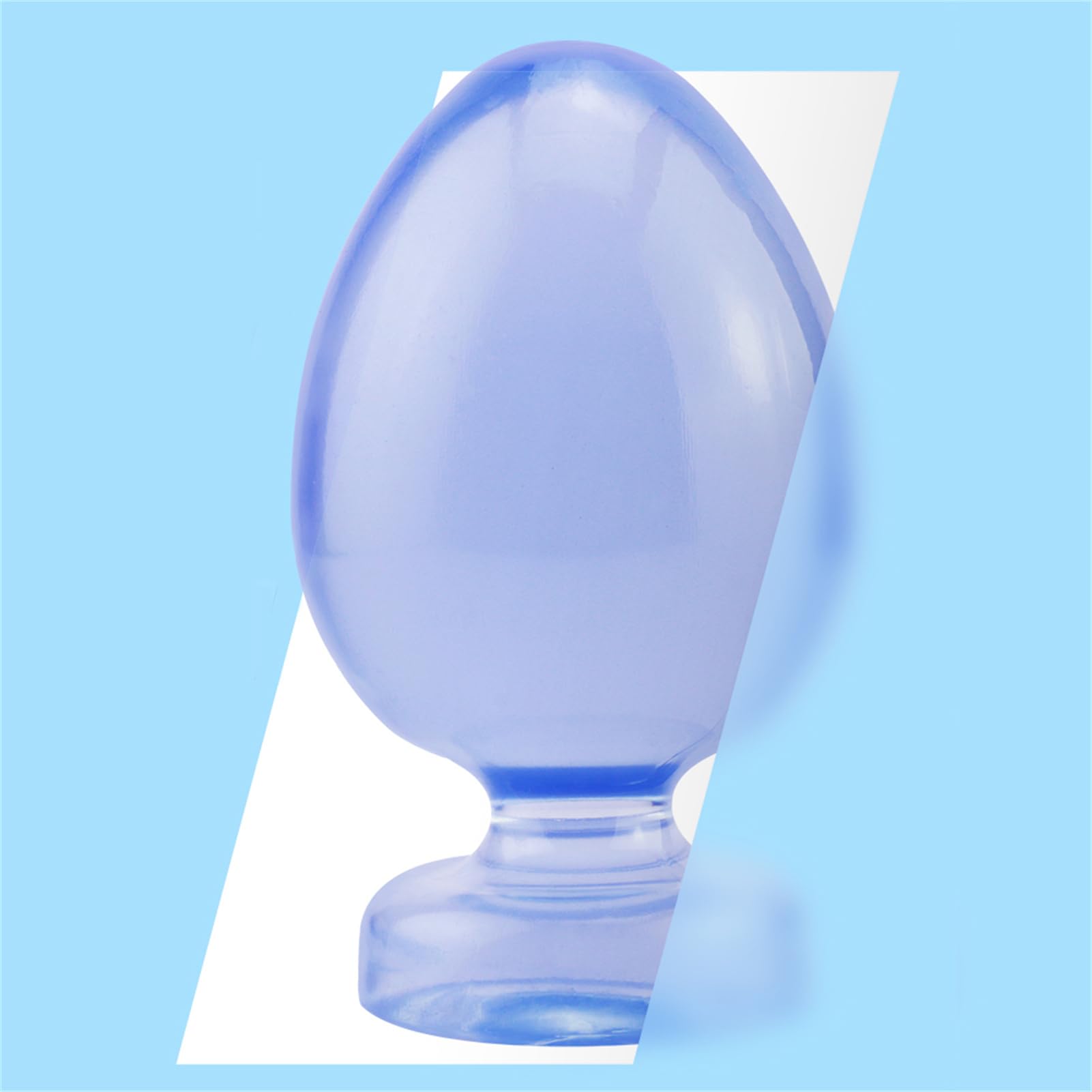 Blue Anal Plug with Suction Cup - 6 Size Waterproof Anal Training Kit for Couples & Women | XXL Adult Sex Toy for Beginners & Advanced Play - Perfect for Solo & Partnered Use