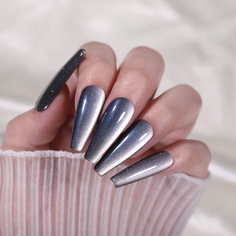 Reflective Moonlight Cat Magnetic Gel - 10ml Nail Polish for Night Glow & UV Protection - Perfect for Parties, Halloween & Nail Art Designs