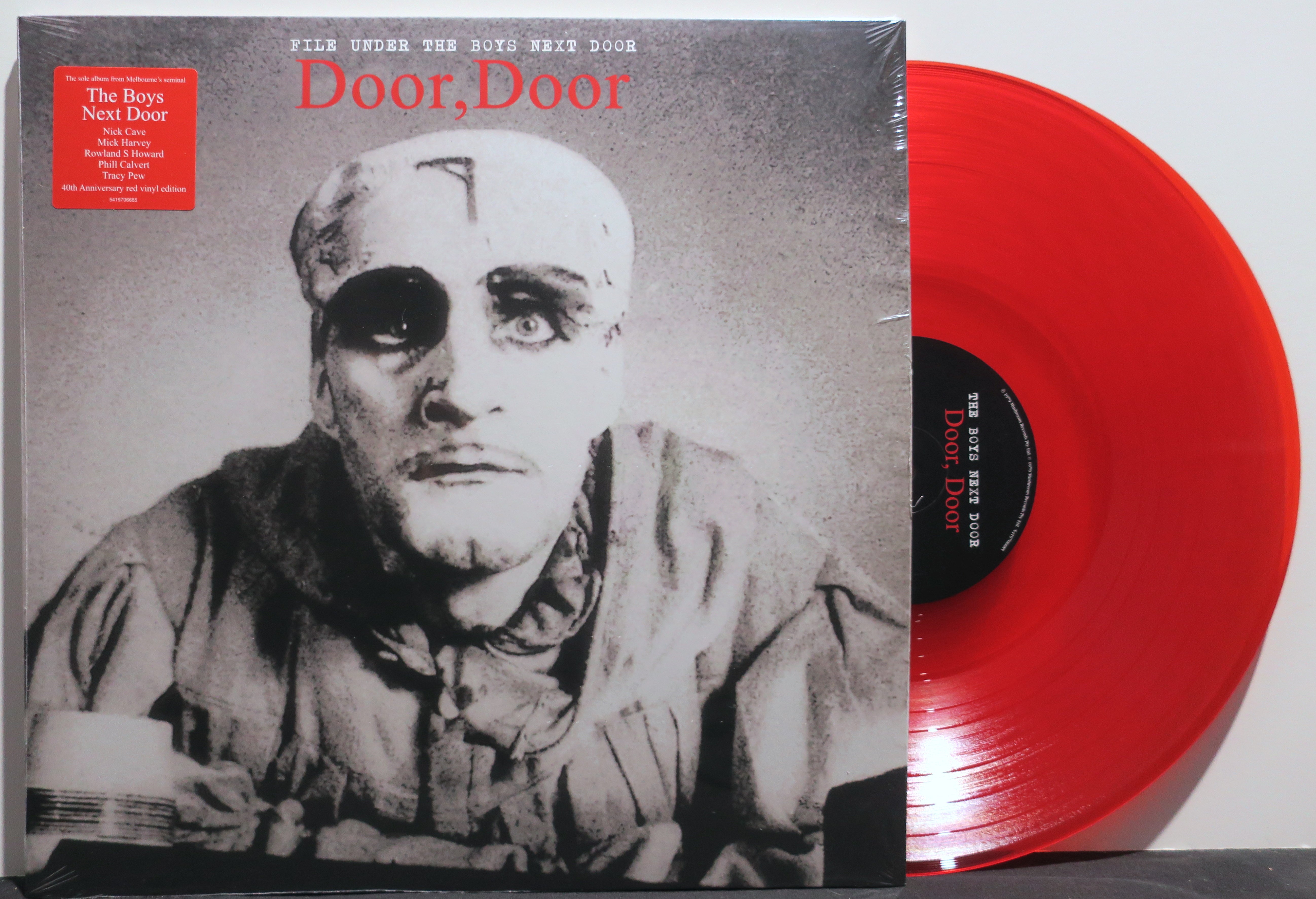 BOYS NEXT DOOR 'Door, Door' Limited Edition Red Vinyl LP Record - RSD20 Exclusive, Collectible Music for Vinyl Enthusiasts & Home Listening