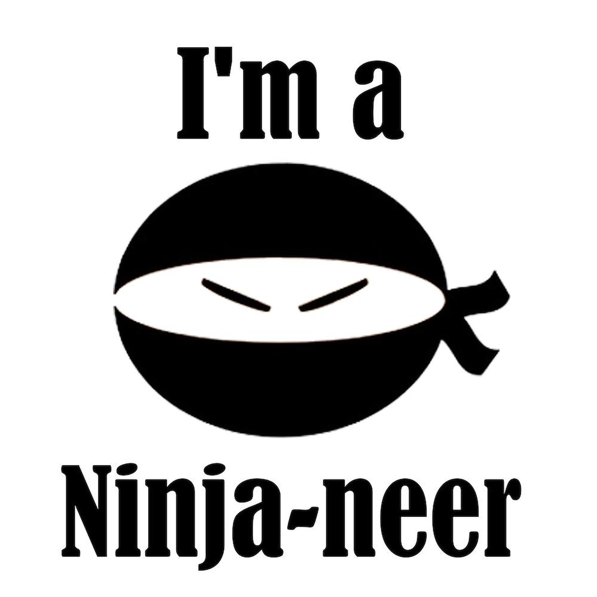 I'm A Ninja Never Give Up Mug - 11 oz (325 ml) Ceramic Coffee Cup for Tea & Hot Drinks - Funny Motivational Gift for Office, Home & Work
