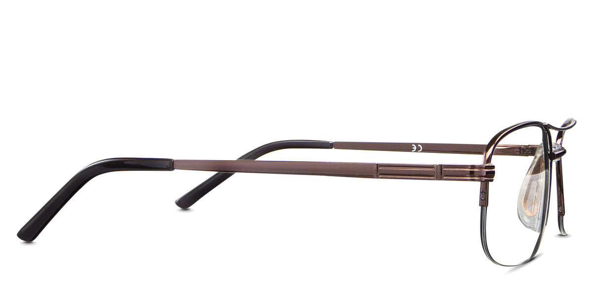 Niral Men's Prescription Eyeglasses - Lightweight Metal Frame Glasses for Men with Anti-Reflective Lenses - Perfect for Office, Reading & Driving