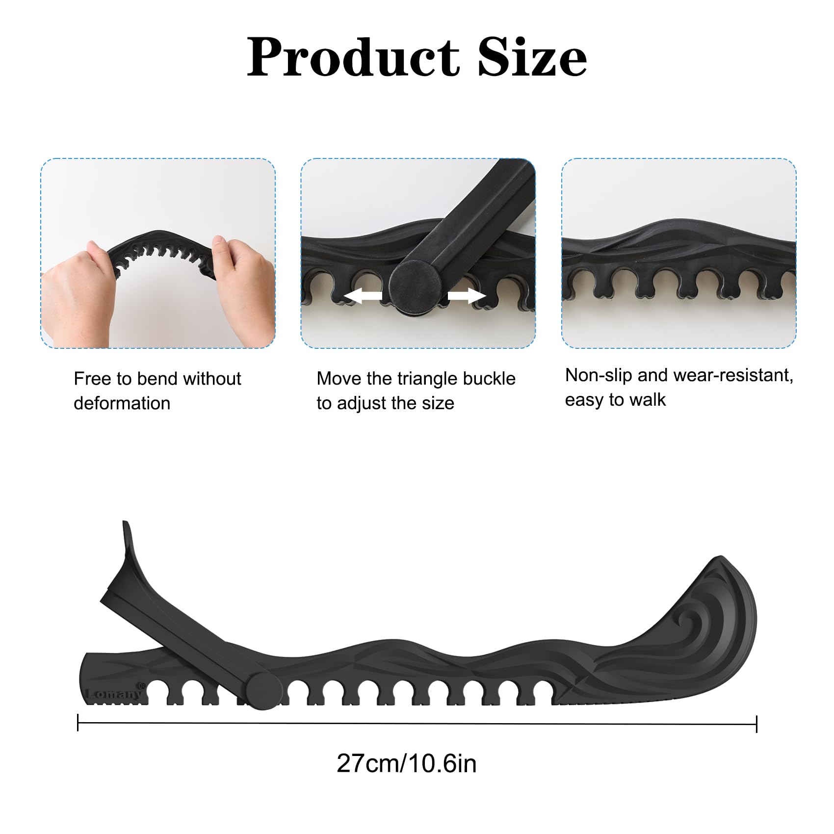 Best Ice Skate Guards - Adjustable Skate Blade Protectors for Hockey & Figure Skating - Durable Covers for Indoor/Outdoor Use - Perfect for Rink, Training & Storage (1 Pair)