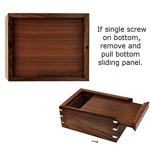 Personalized Engraved Wooden Pet Urn - Custom Memory Chest for Ashes - Perfect for Home Memorials & Pet Loss Remembrance