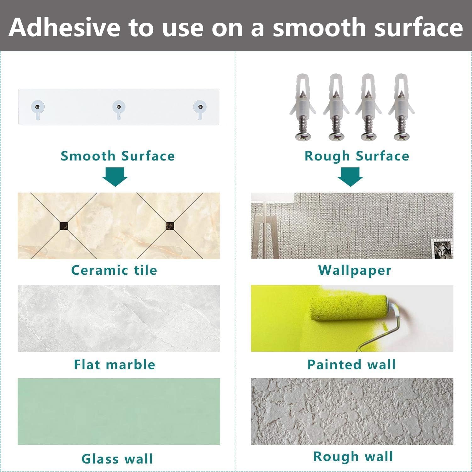 2 Pack Acrylic Shower Caddy Shelves - Self Adhesive Bathroom Storage Organizer for Shampoo, Soap & Toiletries - Waterproof Wall Mounted Shower Shelf for Home, Apartment & Dorm Organization (Perfect for Small Bathrooms & Space Saving)