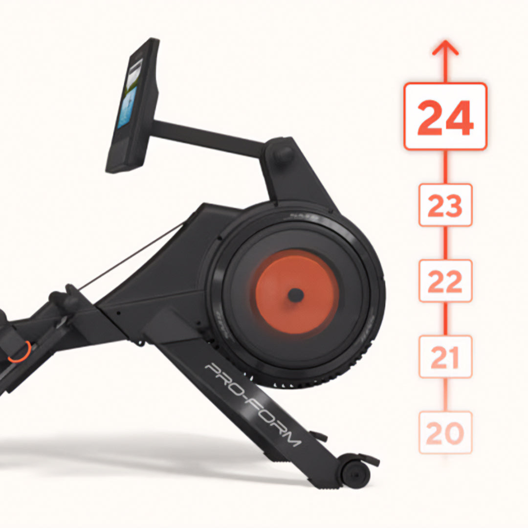 Proform Carbon Pro10 Rower - Premium Rowing Machine for Home Gym Workouts | Perfect for Cardio, Strength Training & Full-Body Exercise