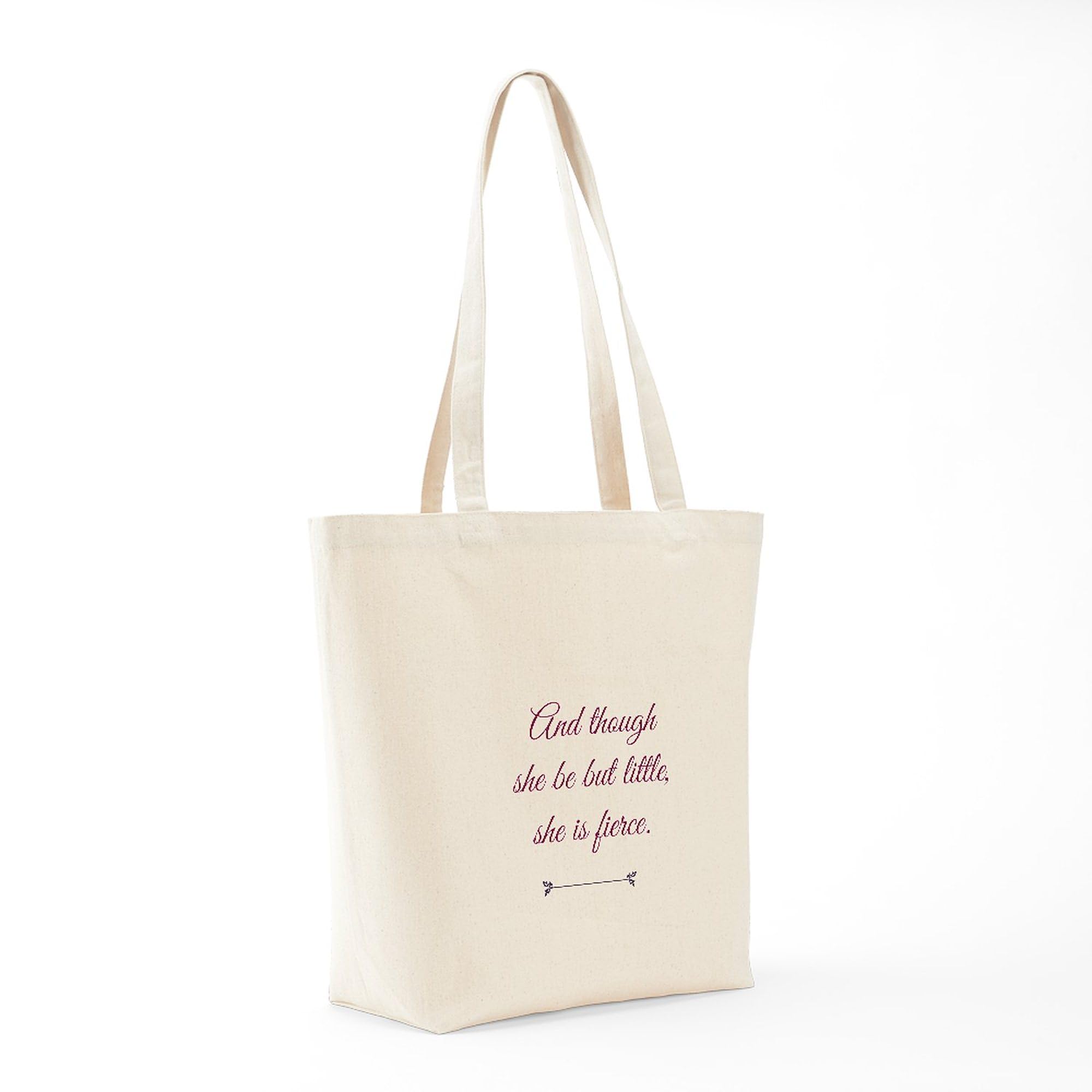 Fierce Little Canvas Tote Bag - Reusable Shopping Bag for Work & Travel