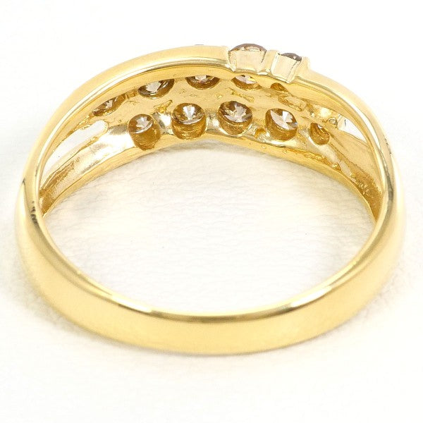 18K Yellow Gold Brown Diamond Ring for Women - Elegant & Unique Engagement, Wedding, Anniversary Jewelry Gift - Perfect for Special Occasions & Everyday Wear