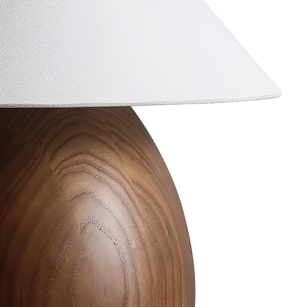 Rustic Mountain Wood Table Lamp - Handcrafted Natural Wood Nightstand Light for Bedroom, Living Room, and Office Decor - Perfect for Cozy Reading Nook or Farmhouse Style Home
