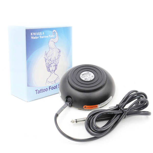 Emalla Round Foot Switch - Hands-Free Control for Medical, Industrial & Sewing Machines - Perfect for Dentists, Labs & Home Use