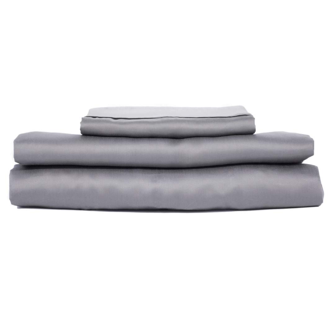Sheets & Giggles 100% Eucalyptus Lyocell Bed Sheet Set - Hypoallergenic, Breathable & Cooling Sheets for Hot Sleepers - Moisture Wicking, Temperature Regulating, Ultra Soft All-Season Bedding - Perfect for Master Bedroom, Guest Room & Dorm Use