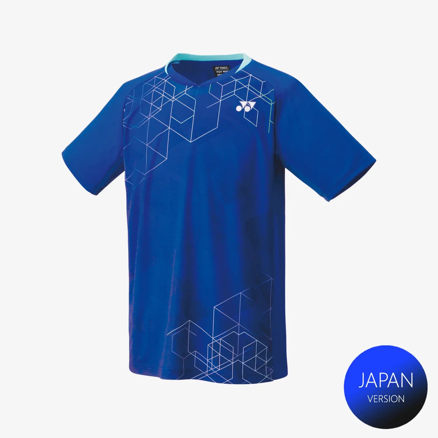 Yonex Men's Crew Neck Shirt 10602 - Comfortable Athletic Tennis Top in Midnight Navy - Perfect for Tennis, Gym & Casual Wear