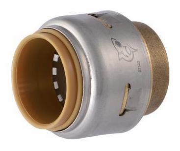 3/4 Inch SharkBite Push-to-Connect PEX Pipe Cap (UR518) - Perfect for Plumbing Repairs, DIY Projects & Water Supply Systems