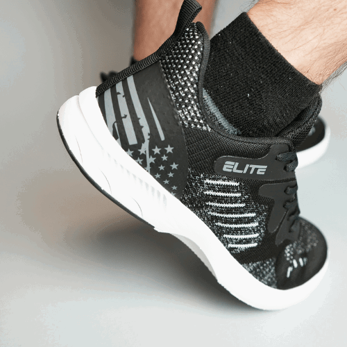 ELITE Men's Freedom Athletic Lace Up Bowling Shoes with Universal Sliding Soles - Right & Left Handed Bowlers - Perfect for League Play & Casual Bowling