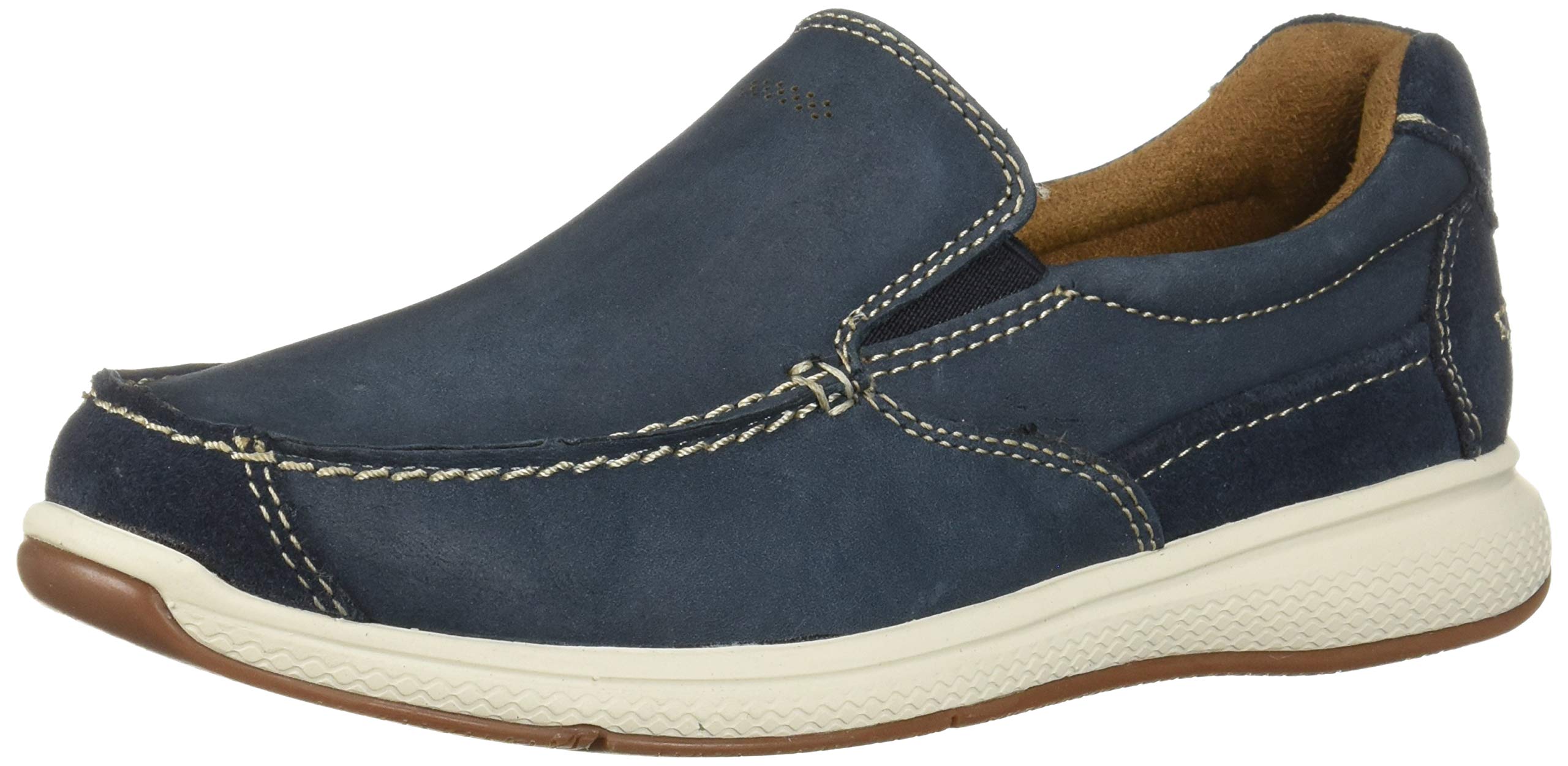 Florsheim Kids Great Lakes Moc Slip-On Shoes for Boys - Toddler, Little Kid & Big Kid Sizes - Comfortable Casual Shoes for School, Play & Everyday Wear