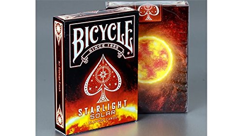 Collectable Playing Cards - MTS Bicycle Starlight Solar Glow in The Dark Deck for Magic Tricks, Poker Nights & Outdoor Camping