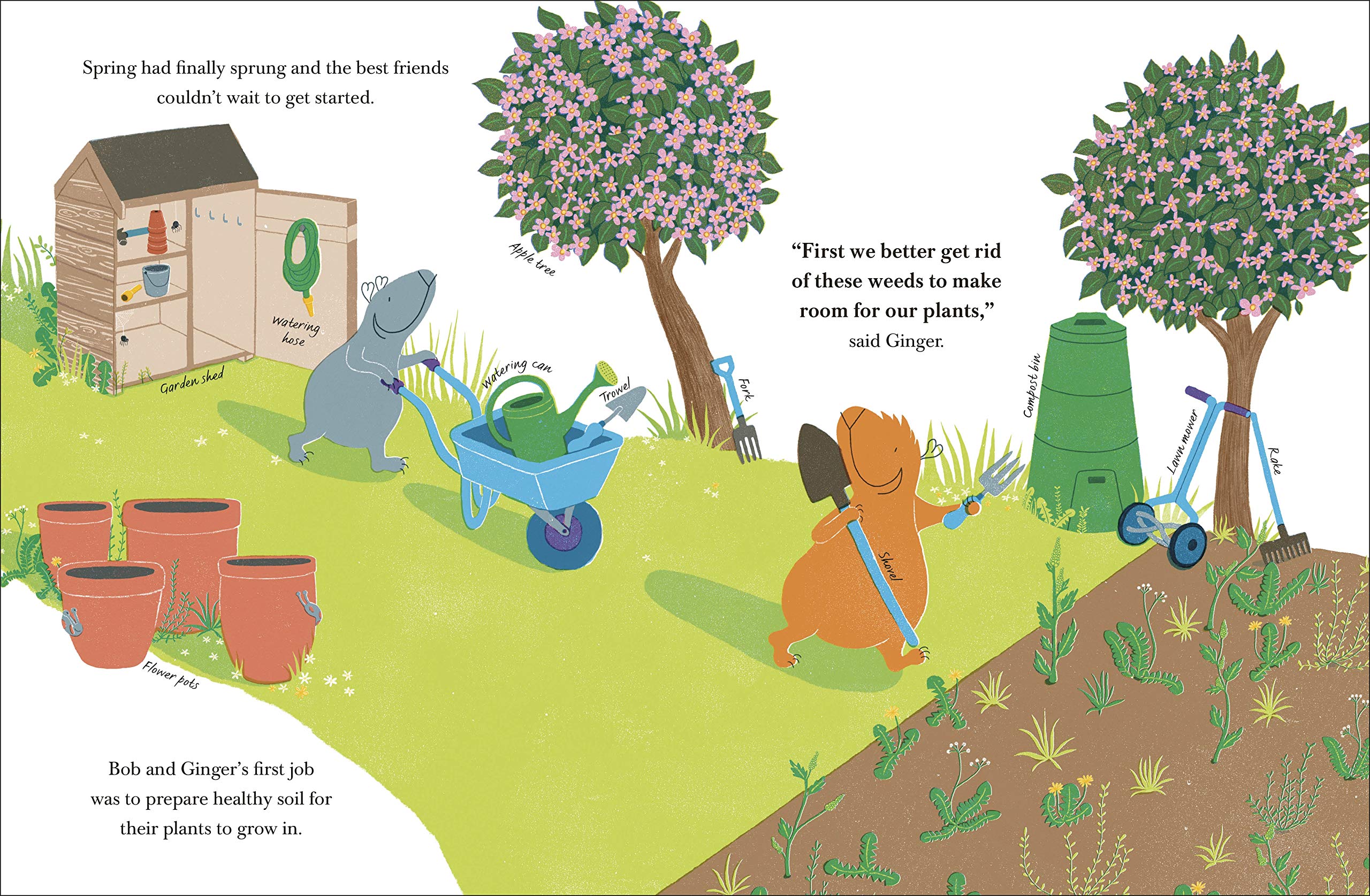 Guinea Pigs Go Gardening - Fun Pet Toy for Small Animals | Interactive Play & Exercise for Hamsters, Rabbits & Guinea Pigs | Indoor & Outdoor Pet Activity