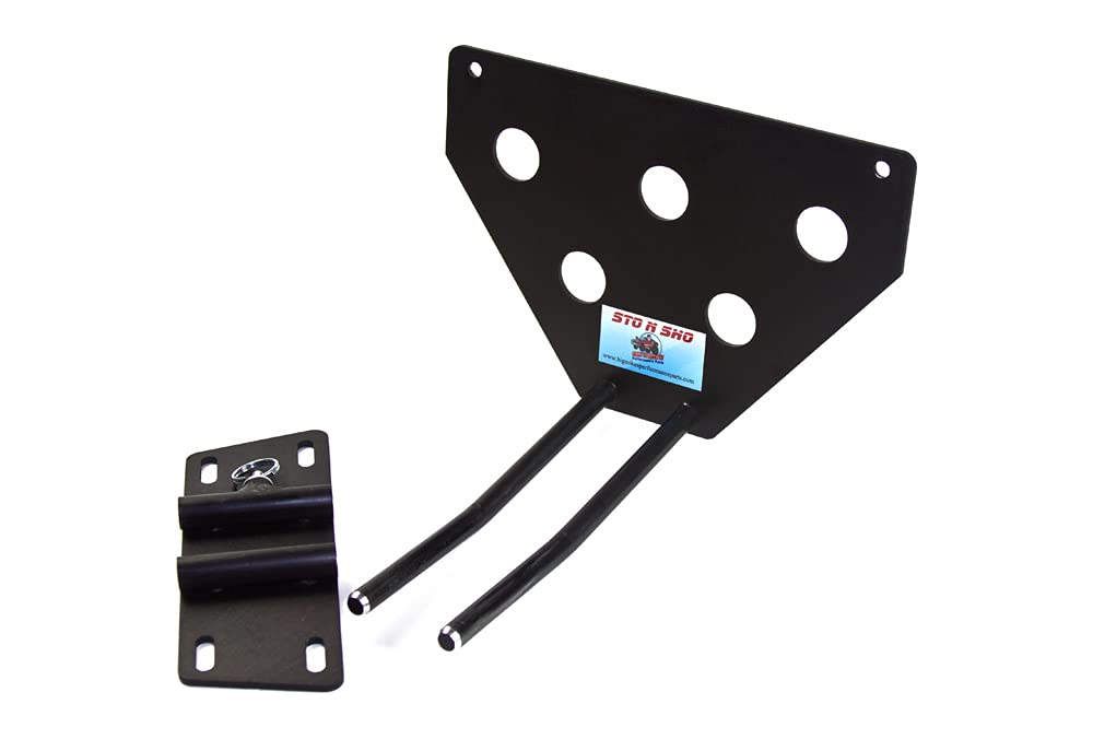 STO N SHO Front License Plate Bracket for 2016-2019 Cadillac CTS-V | Carbon Fiber Compatible | No Drill Installation | Perfect Fit with Front Spoiler | SNS162 Model | Ideal for Car Enthusiasts & Street Legal Compliance