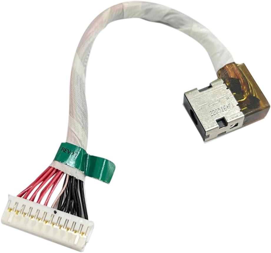 HP Omen 17 CK 17T CK 330W M45544 S32 M57115 001 DC Power Jack Cable Replacement - Compatible with HP Laptop Charging Port Repair - Perfect for Gaming & Workstation Use