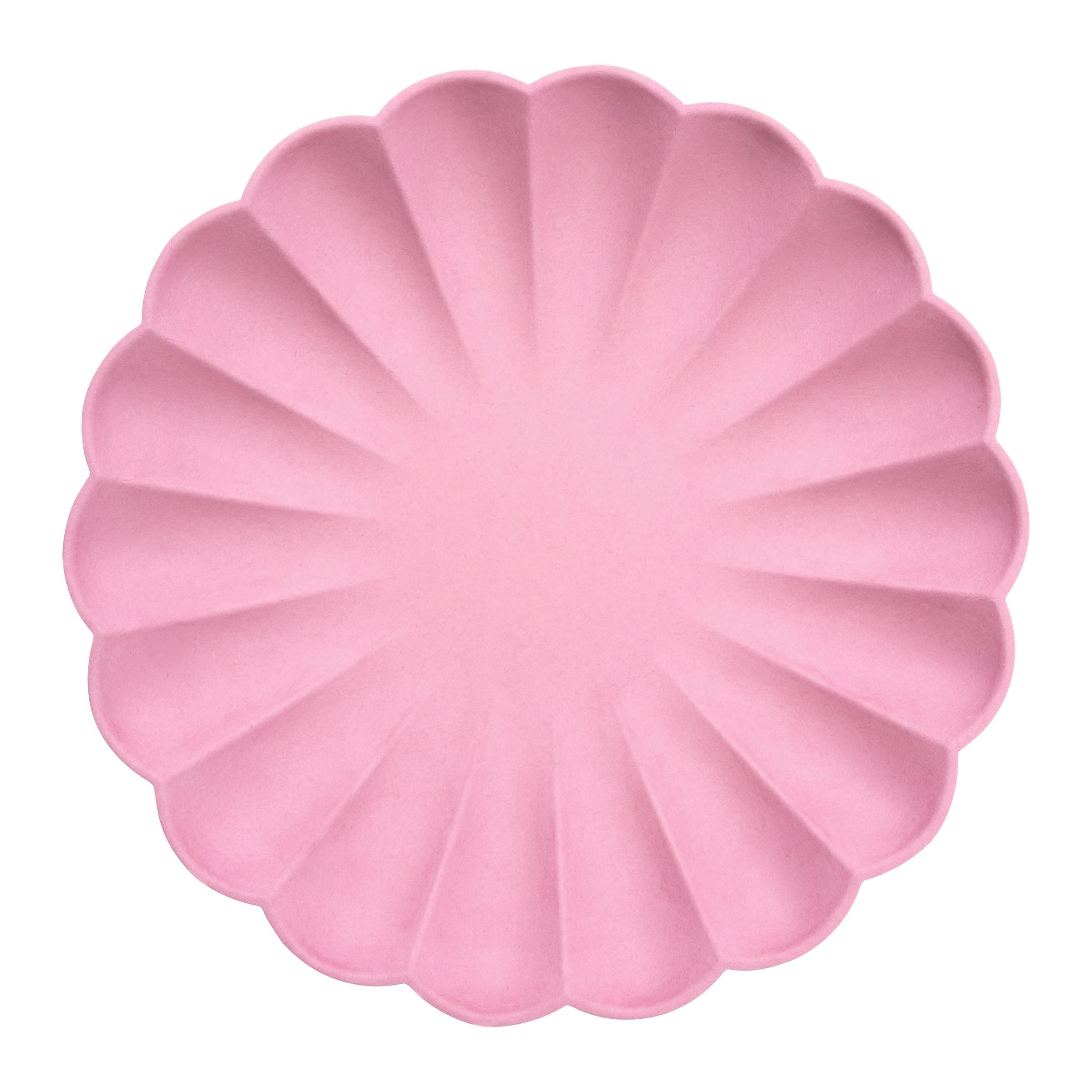 Eco-Friendly Compostable Party Plates - Pack of 8 Biodegradable Disposable Plates for Birthday, Wedding & Special Occasions | Perfect for Outdoor Picnics, Baby Showers & Sustainable Celebrations