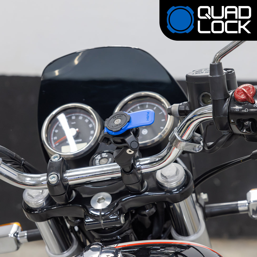 Motorcycle Handlebar Clamp Bolt Mounts - Universal Fit for Harley, Honda, Yamaha - Durable CNC Aluminum Alloy - Perfect for GPS, Phone, Camera & Accessories Mounting