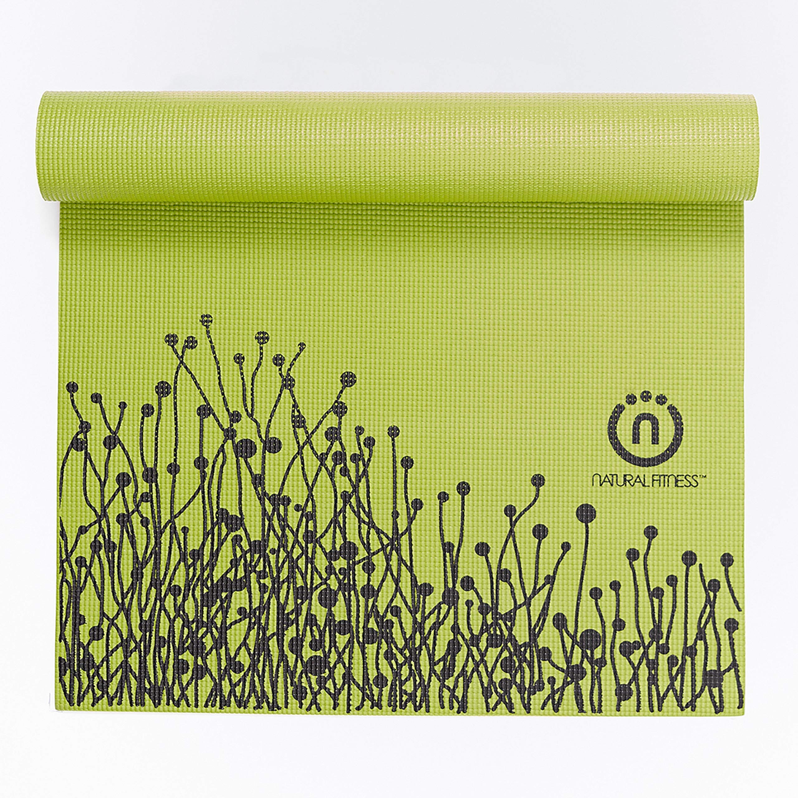 Eco-Friendly Non-Slip Yoga Mat for Home & Studio Workouts - Natural Fitness Premium Exercise Mat for Pilates, Meditation & Hot Yoga