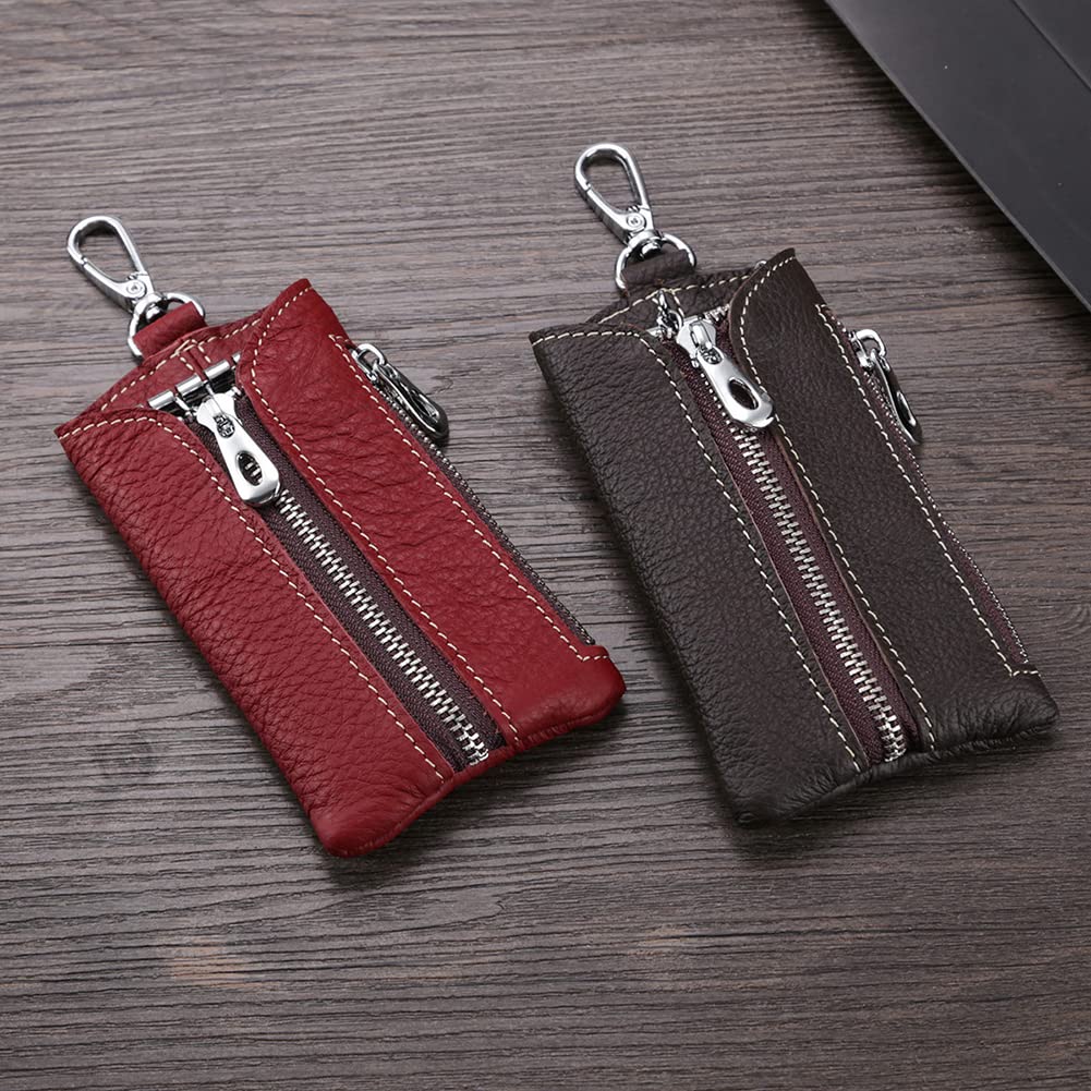 Zcargel Car Key Case with Key Ring - Durable & Portable for Car Keys Protection