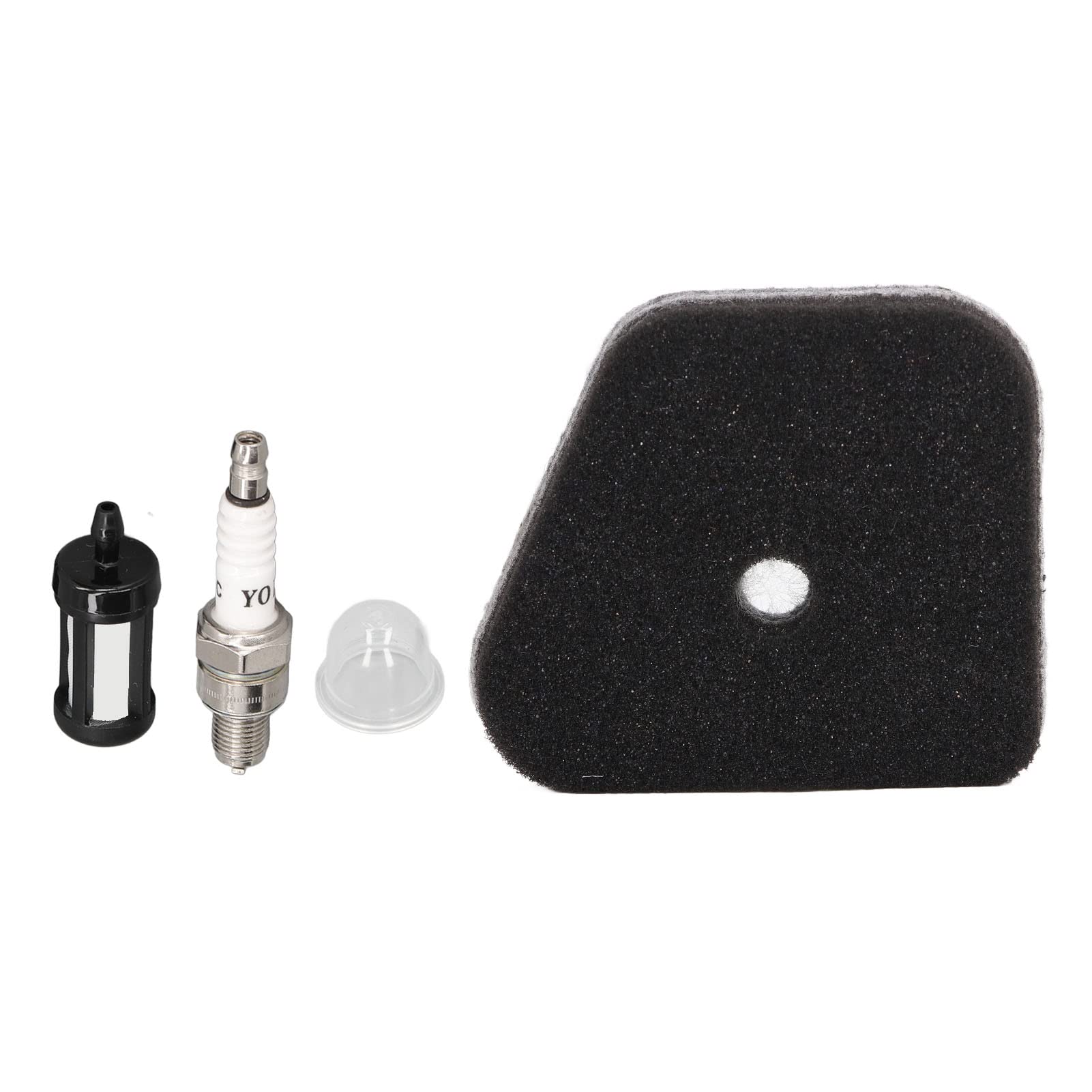 Jeanoko Air Filter & Fuel Filter Set - High Performance Ceramic Air Filter Repair Kit for String Trimmers & Lawn Mowers - Perfect for Outdoor Yard Maintenance & Landscaping Equipment Repair