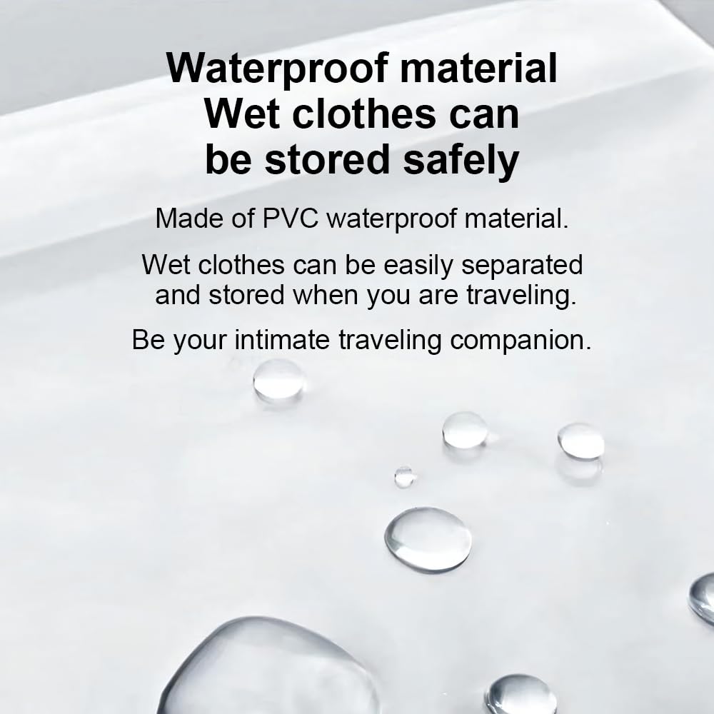 100 Pcs Clear Plastic Drawstring Shoe Bags for Travel & Storage - 16