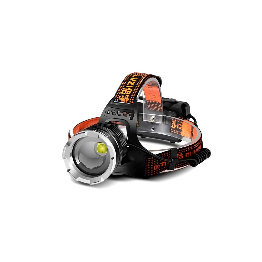 TONPOP Rechargeable Headlamp - 1000 Lumen LED Headlight with Long Battery Life, Waterproof Head Torch for Camping, Hiking, Fishing, Mining & Outdoor Activities (Black)