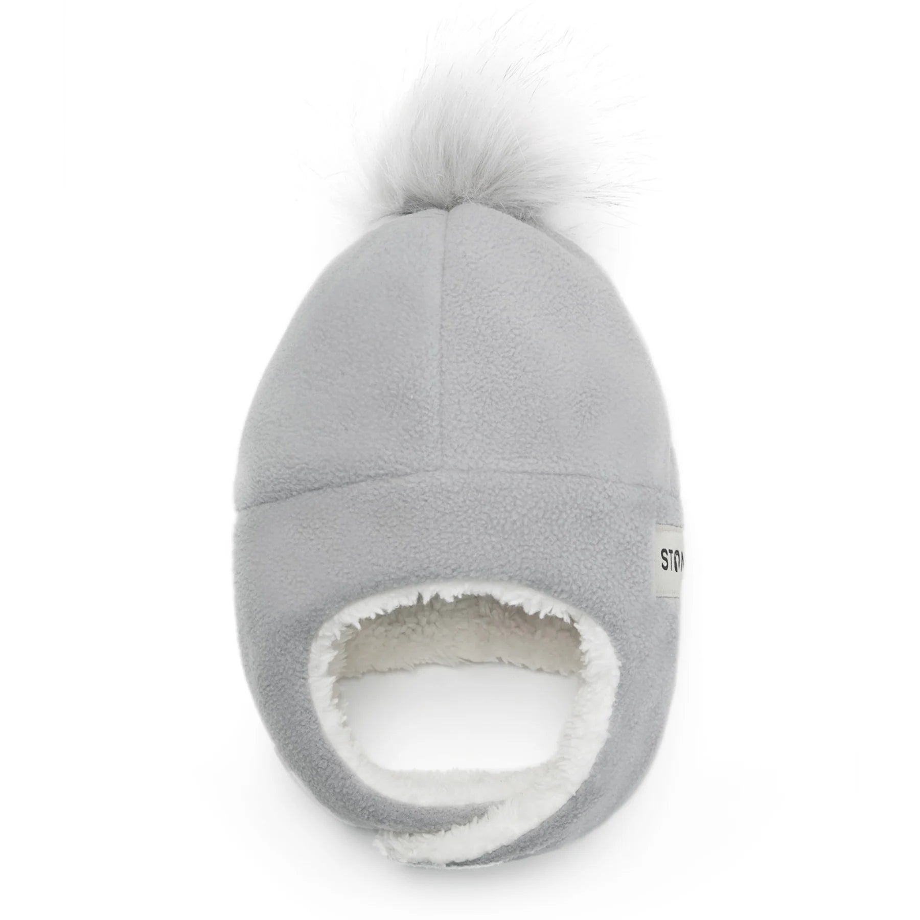 Stonz Grey Fleece Hat for Men & Women - Soft Winter Beanie for Cold Weather, Outdoor Activities & Hiking