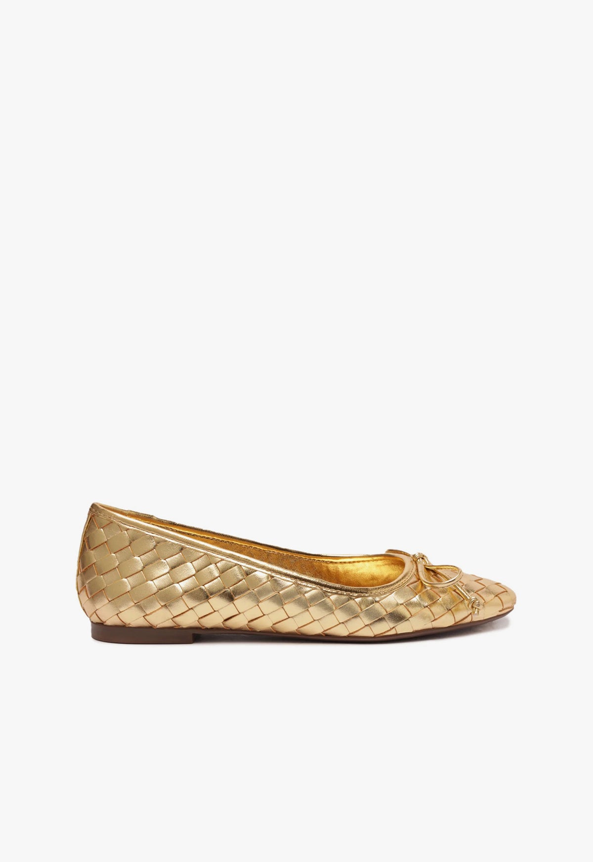 Arissa Women's Woven Leather Ballet Flats - Comfortable Slip-On Shoes for Work, Travel & Casual Wear